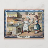 Carte Postale Noël Victorian Cook (Devant)