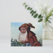 Carte Postale Noël victorien vintage (Debout devant)