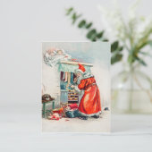 Carte Postale Noël vintage (Debout devant)