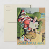 Carte Postale Noël vintage (Devant / Derrière)