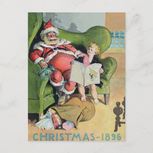 Carte Postale Noël vintage (Devant)