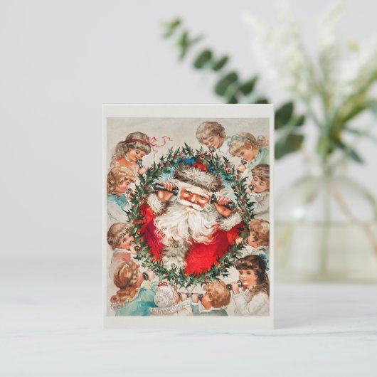 Carte Postale Noël vintage (Debout devant)