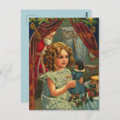 Carte Postale Noël vintage (Devant / Derrière)