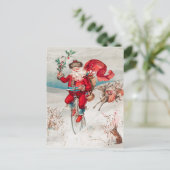 Carte Postale Noël vintage (Debout devant)