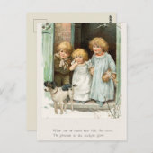 Carte Postale Noël vintage (Devant / Derrière)