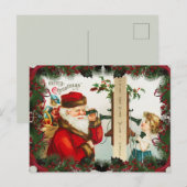 Carte Postale Noël vintage (Devant / Derrière)