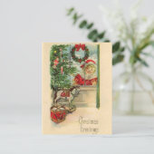 Carte Postale Noël vintage (Debout devant)