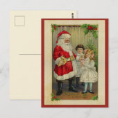 Carte Postale Noël vintage (Devant / Derrière)