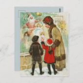 Carte Postale Noël vintage (Devant / Derrière)