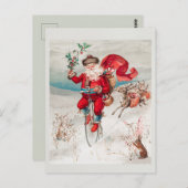 Carte Postale Noël vintage (Devant / Derrière)