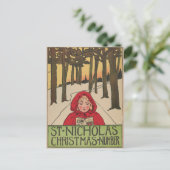 Carte Postale Noël vintage (Debout devant)