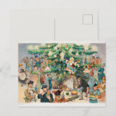 Carte Postale Noël vintage (Devant / Derrière)