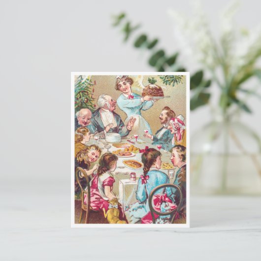 Carte Postale Noël vintage (Debout devant)