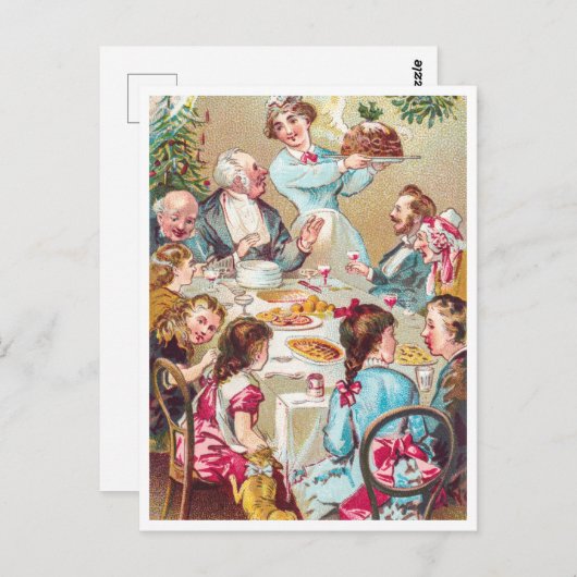 Carte Postale Noël vintage (Devant / Derrière)