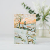 Carte Postale Noël vintage (Debout devant)