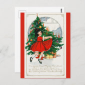 Carte Postale Noël vintage (Devant / Derrière)