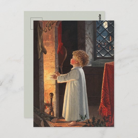 Carte Postale Noël vintage (Devant / Derrière)