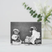 Carte Postale Noël vintage (Debout devant)