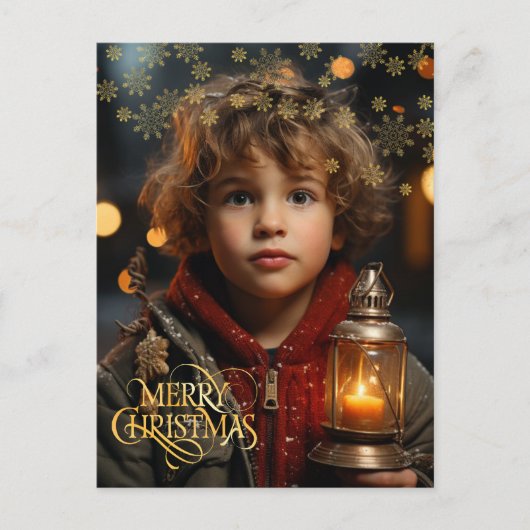 Carte Postale Noël. Vintage. Félicitation.  (Devant)