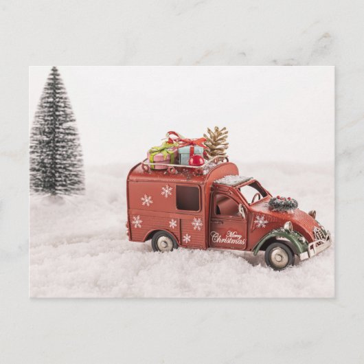 Carte Postale Noël Vintage Fêtes (Devant)