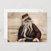 Carte Postale Noël vintage Lousy Père Noël (Devant / Derrière)