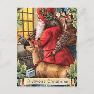 Carte postale Noël Vintage Père Noël