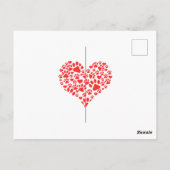 Carte Postale Noël Voeux Chien Chiot Baisers Joli Animal Personn (Dos)