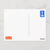 Carte Postale noeud carré (Dos)