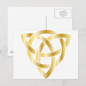 Carte Postale noeud celtique (Devant / Derrière)