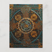 Carte Postale Noeud celtique coloré (Devant)