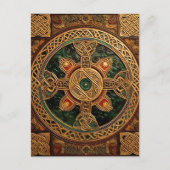 Carte Postale Noeud celtique coloré (Devant)