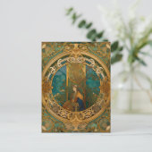 Carte Postale Noeud celtique Queen Colorée (Debout devant)