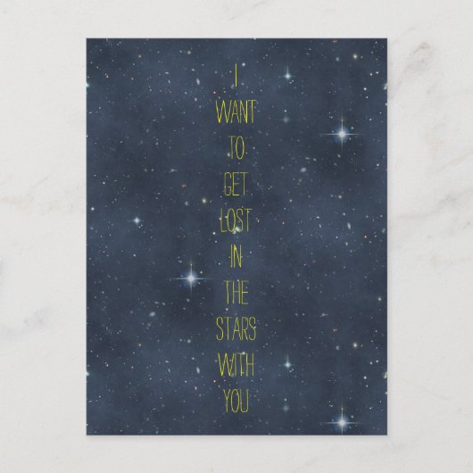 Carte Postale Noeuds doux : Lost in the Stars Starry Night Sky (Devant)