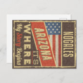 Carte Postale Nogales Arizona (Devant / Derrière)