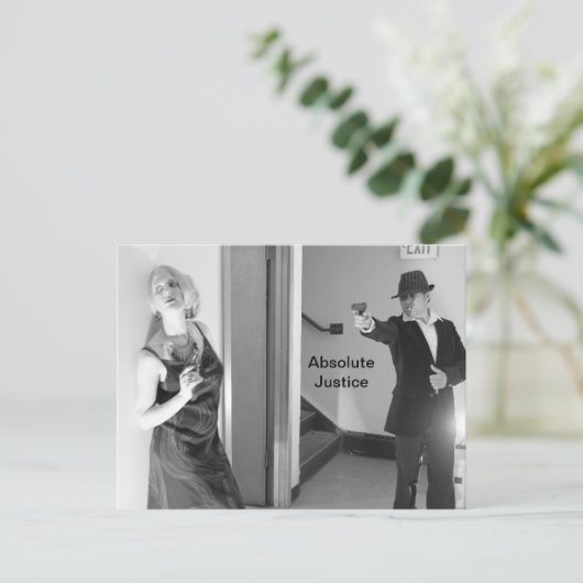 Carte postale Noir (Debout devant)