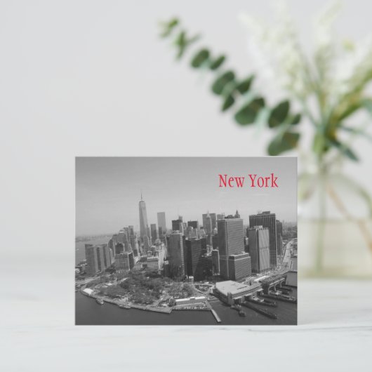 Carte Postale Noir blanc New York (Debout devant)