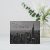 Carte Postale Noir blanc New York (Debout devant)