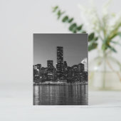 Carte Postale Noir Blanc New York City Night (Debout devant)