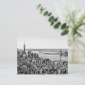 Carte Postale Noir blanc New York City Skyline (Debout devant)