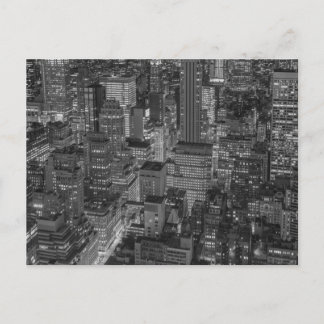 Carte Postale Noir blanc New York City Skyline