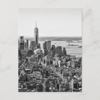 Carte Postale Noir blanc New York City Skyline