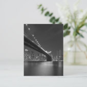 Carte Postale Noir blanc New York City Skyline (Debout devant)