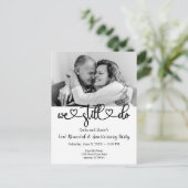 Carte Postale Noir & Blanc Nous faisons encore Renouvellement de (Debout devant)