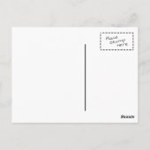 Carte Postale Noir Chat Kitten GabiGabi (Dos)