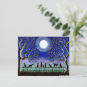 Carte postale, Noir, Chats, paysage, tous les jour (Debout devant)