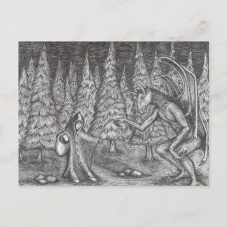 Carte Postale Noir comme nuit