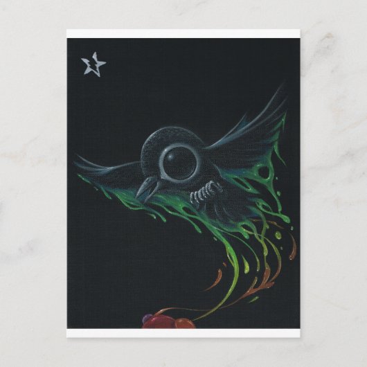 Carte Postale Noir comme ton (Devant)