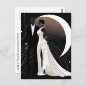 CARTE POSTALE NOIR ELEGANCE #1 POSTCARD (Devant / Derrière)
