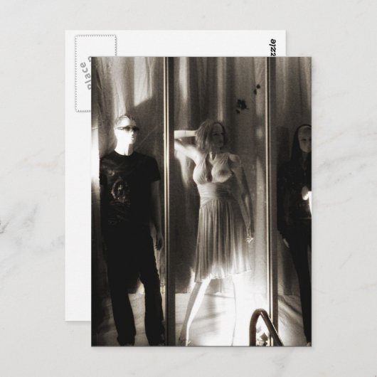 Carte Postale Noir et blanc (Devant / Derrière)