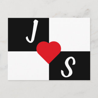 Carte Postale Noir et blanc